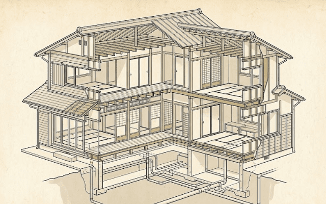 住宅構造解剖図